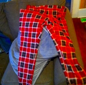 Terra and Sky  Size 1x Rad Plaid Jeggings.